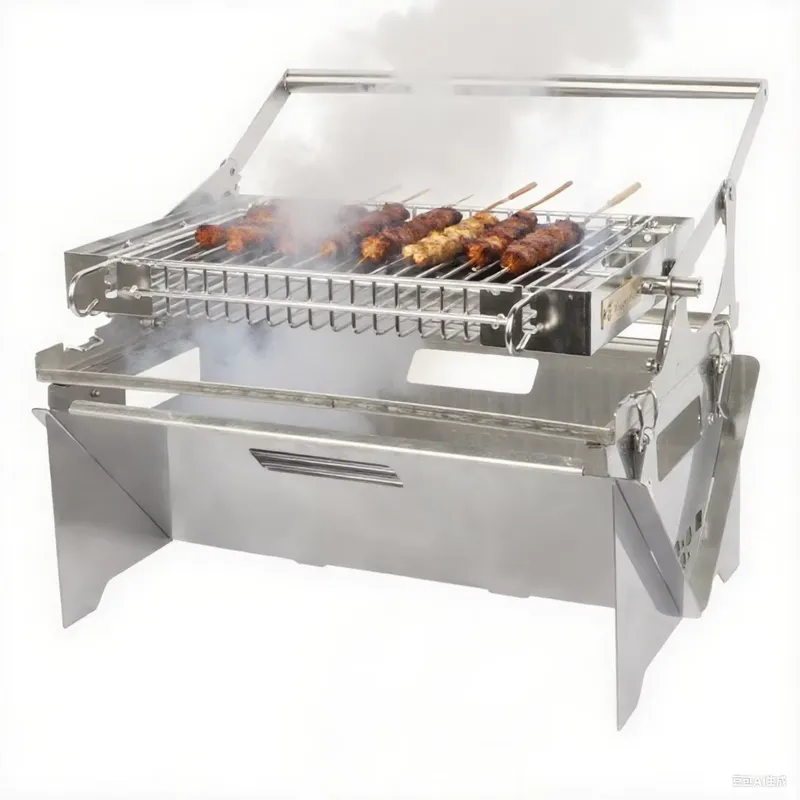 Outdoor Camping Stove Wood - Barbecue pliable portable pour feu de