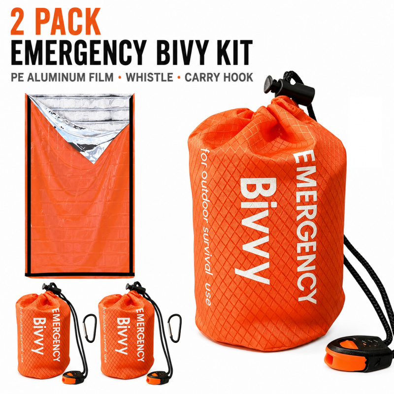 Bivvy Bag Emergency - Lot de 2 sacs de couchage