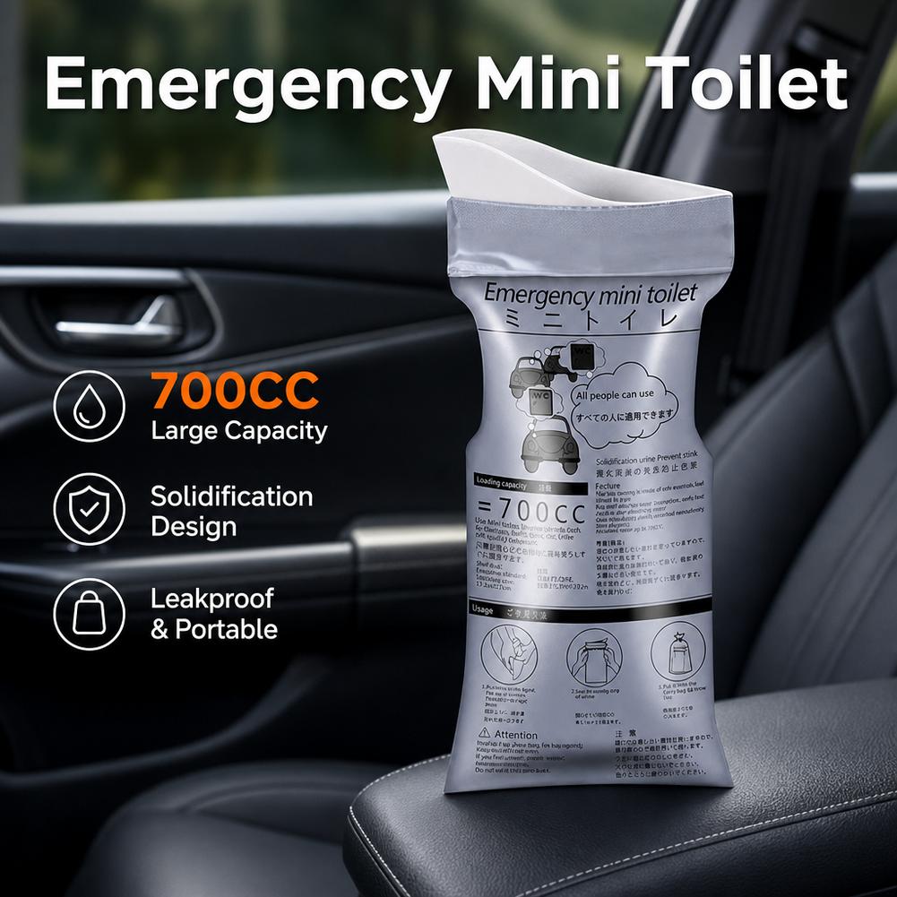 Bivvy Bag Emergency - Sac urinaire d'urgence unisexe, avec coussinet