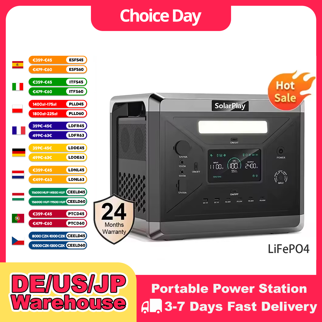 Outdoor Camping Kit - Station d'alimentation portable SOLARPLAY Q2501 pour