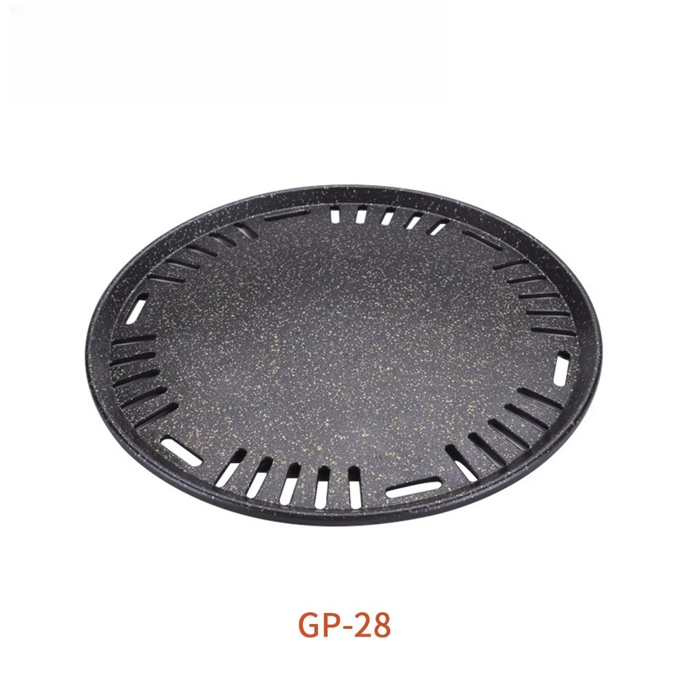 Outdoor Camping Korea - Plaque de barbecue ronde en aluminium