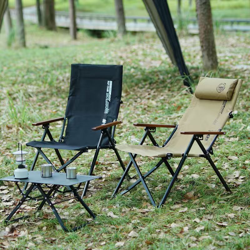 Outdoor Camping Recliner - Chaise de camping pliante à dossier