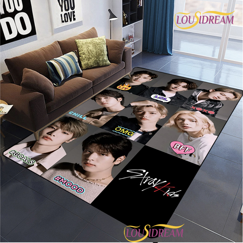 Outdoor Camping Korea - Tapis antidérapant Kpop S-Stray Kids, tapis