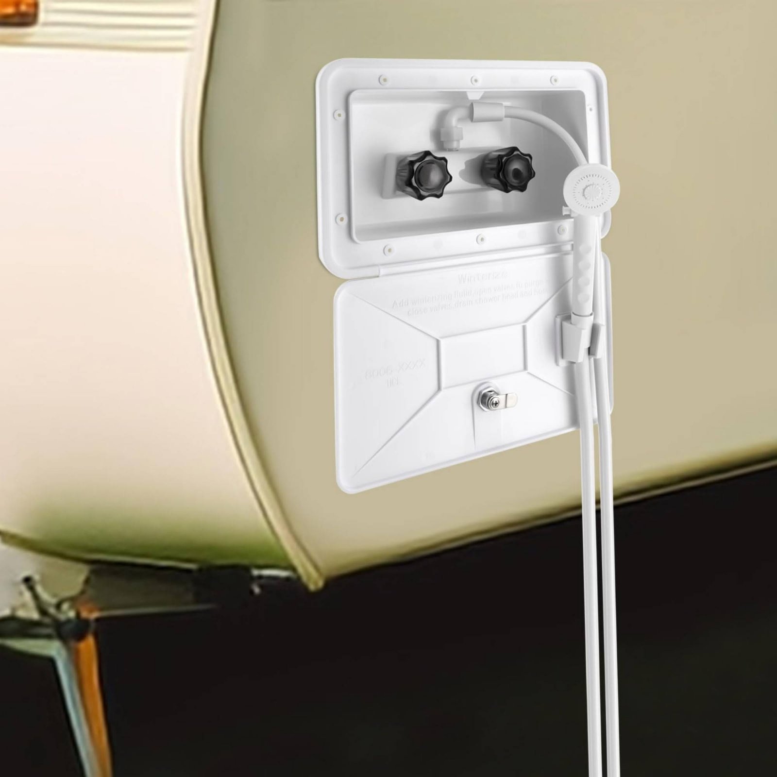 Outdoor Camping Kit - Boîte de douche extérieure compacte pour