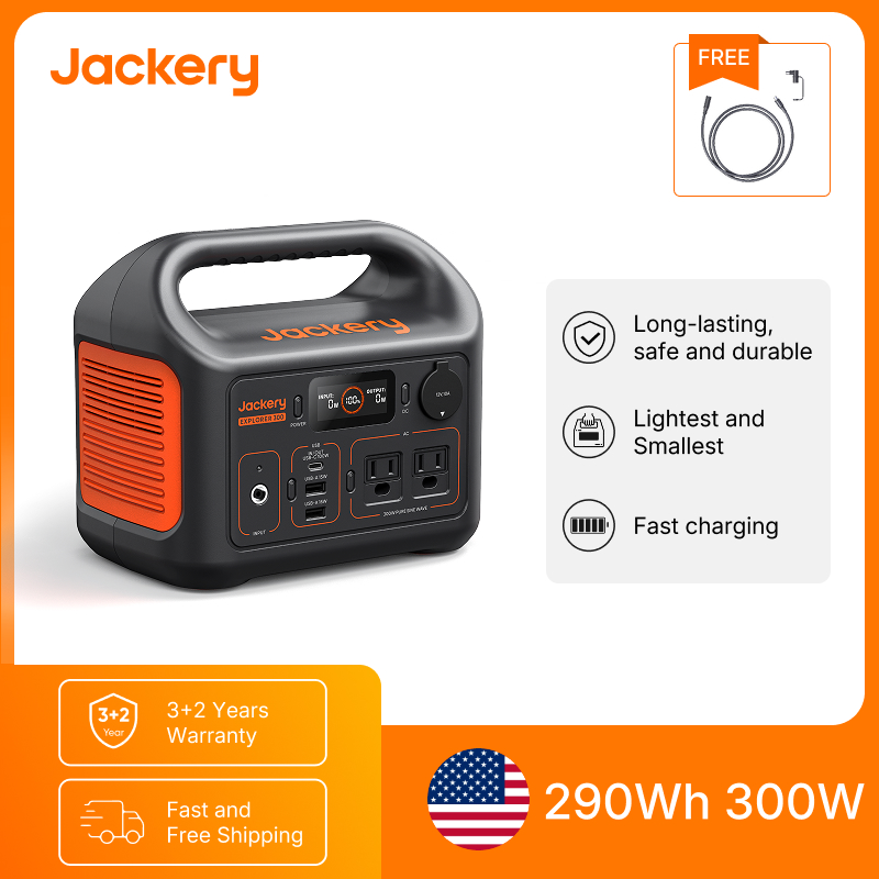 Outdoor Camping Kit - Station d'alimentation portable Jackery Explorer 300New