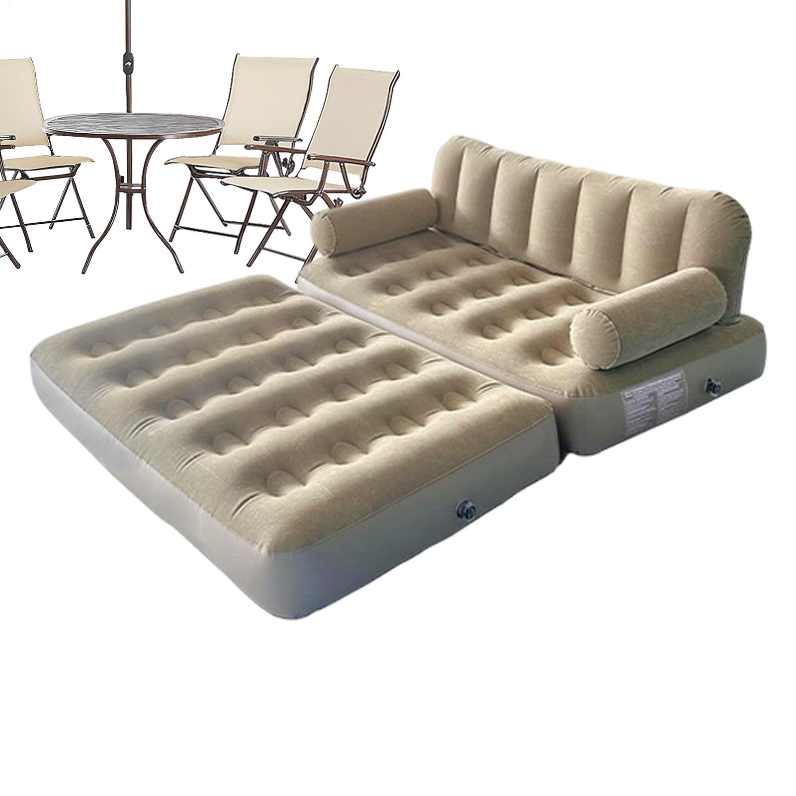 Outdoor Camping Couch - Canapé gonflable avec pompe à air,