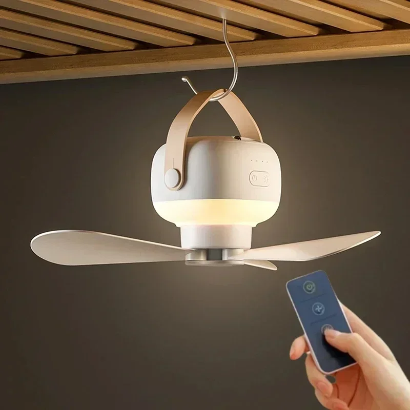Outdoor Camping Light Ideas - Ventilateur de plafond portable sans fil