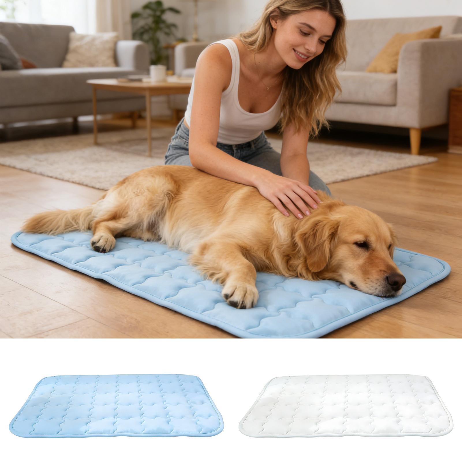 Outdoor Camping Dog Bed - Coussin rafraîchissant pour chien, lavable, portable,