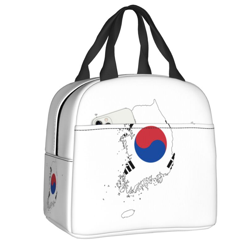 Outdoor Camping Korea - Sac Isotherme à Déjeuner avec Drapeau