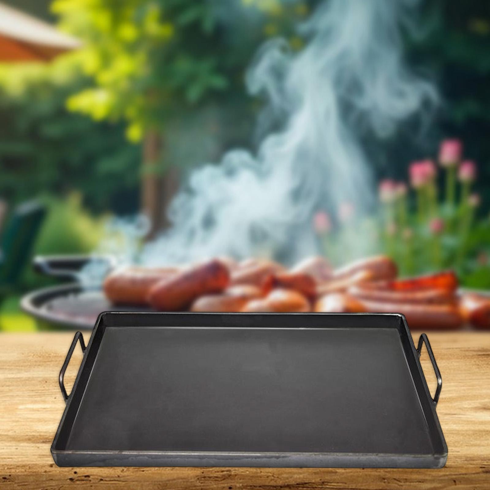 Outdoor Camping Griddle - 1 plaque de cuisson en fonte,