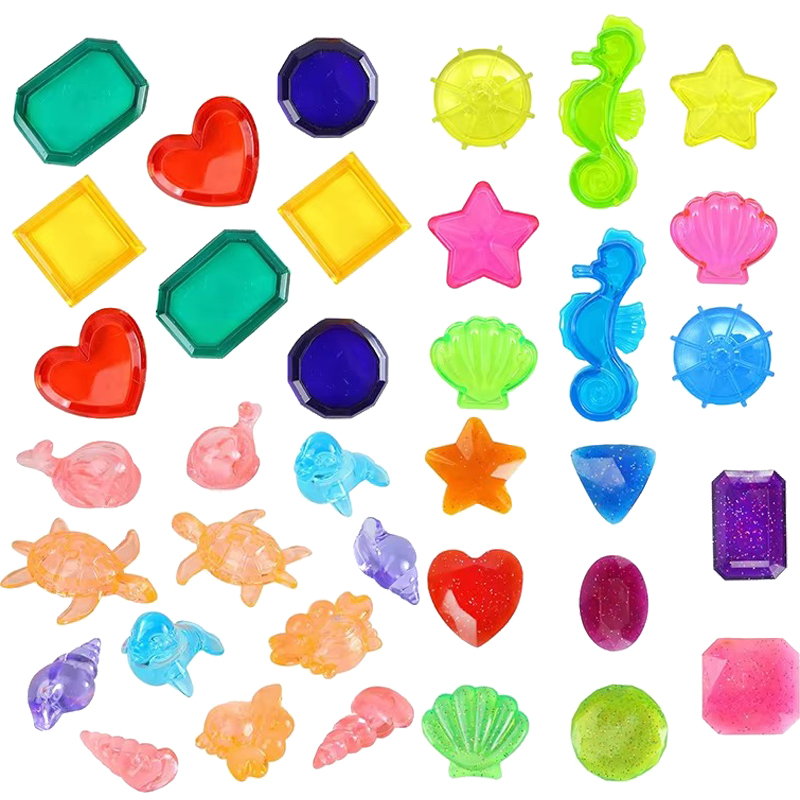 Outdoor Camping Games For Kids - Jouet de pierres précieuses en plastique