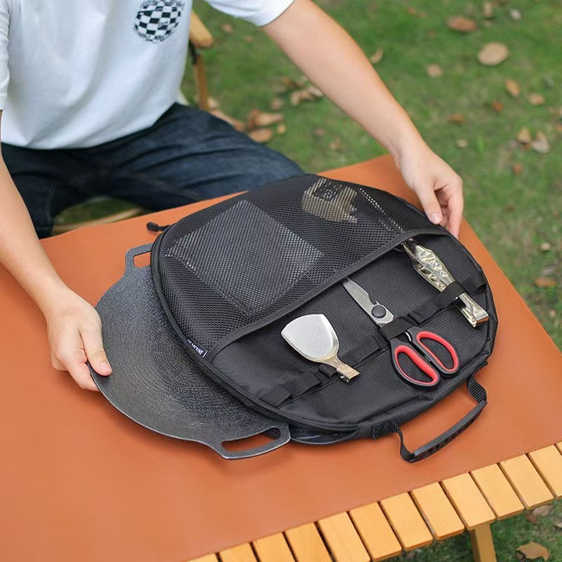 Outdoor Camping Griddle - Nouveau grand sac de rangement épaissi