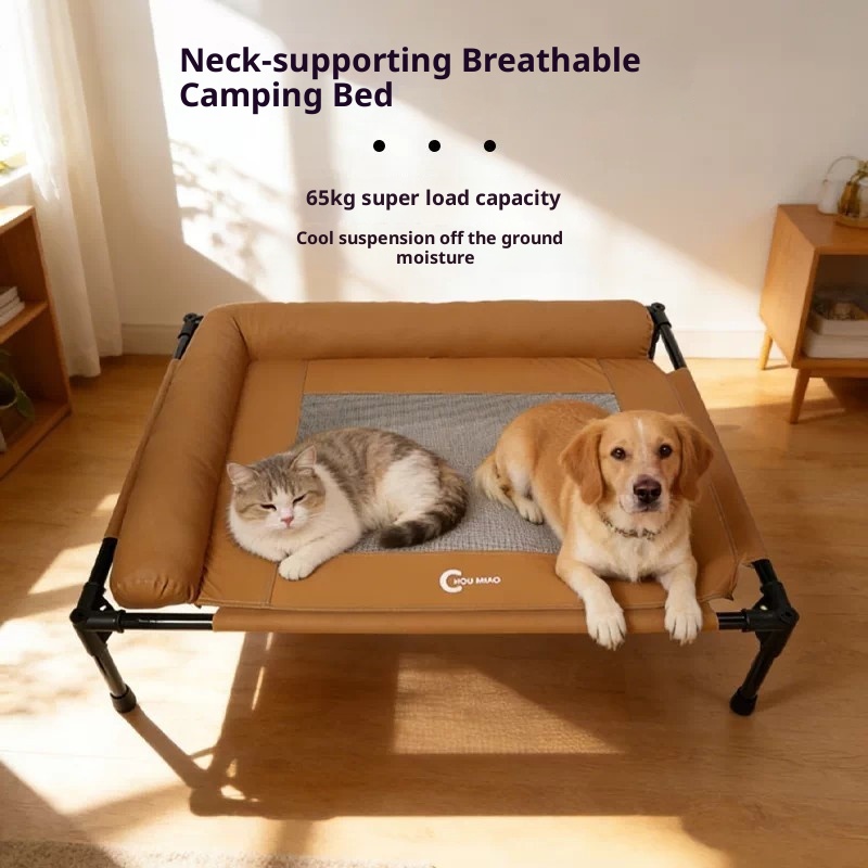Outdoor Camping Dog Bed - Lit surélevé pour chien, lit en