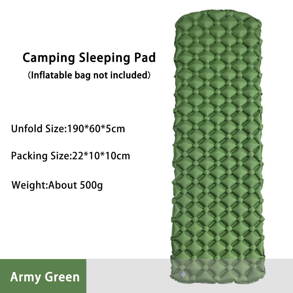 Outdoor Camping Couch - Matelas gonflable de camping pour tente,