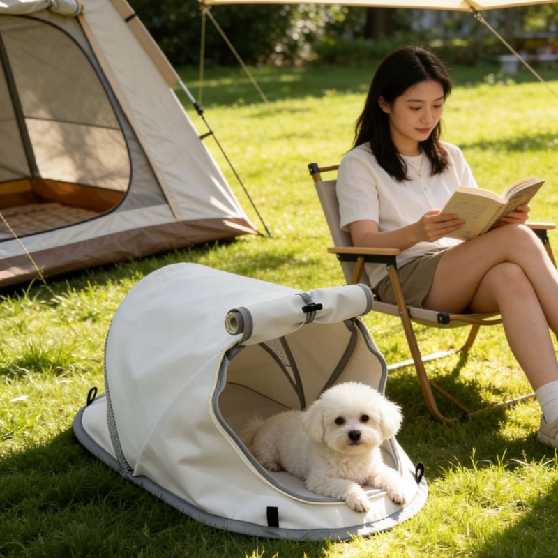 Tente pliable pour chien, impe - Outdoor Camping Dog Bed avis et prix