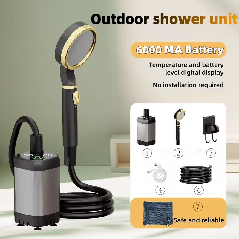 Kit de douche électrique porta - Outdoor Camping Kit avis et prix