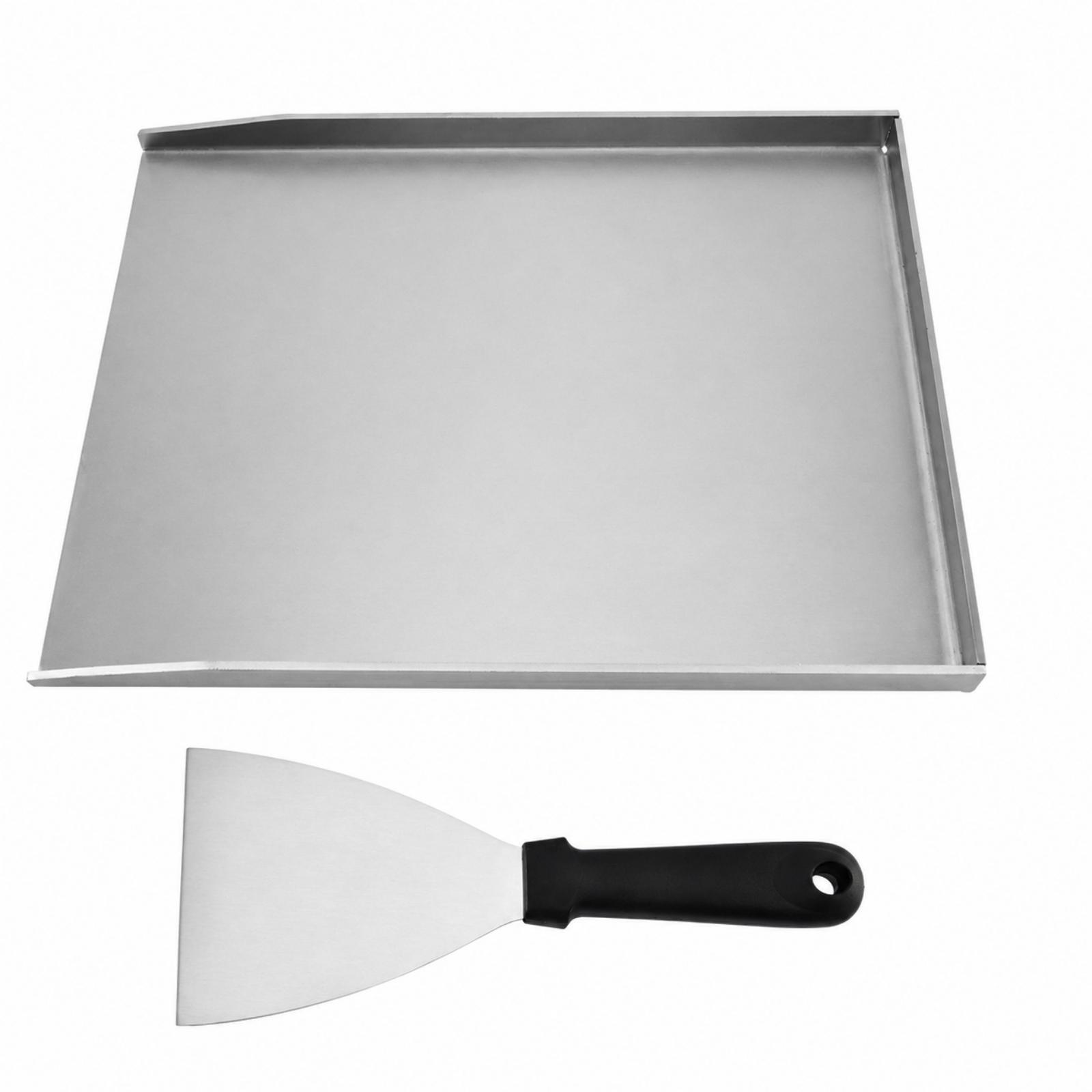 Poêle rectangulaire à bord sur - Outdoor Camping Griddle avis et prix