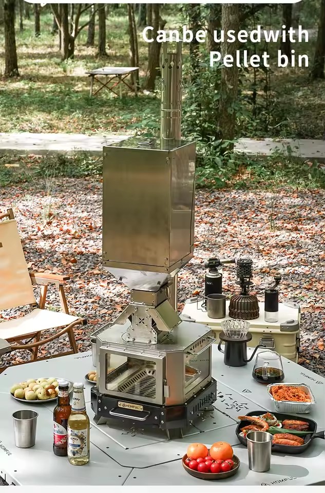 Poêle à bois portable HOMFUL p - Outdoor Camping Stove Wood avis et prix