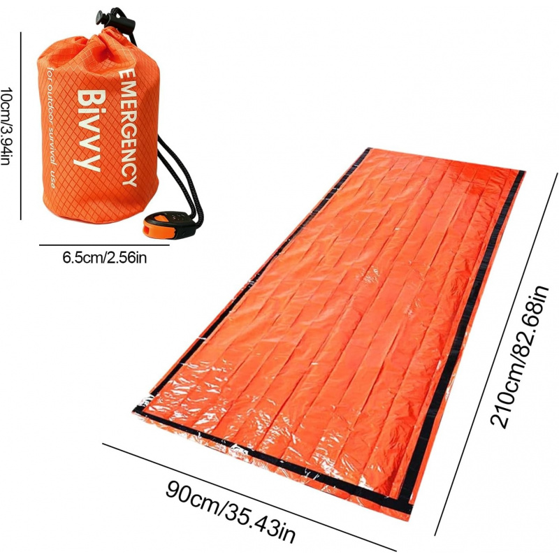 Lot de 2 sacs de couchage d'ur - Bivvy Bag Emergency avis et prix