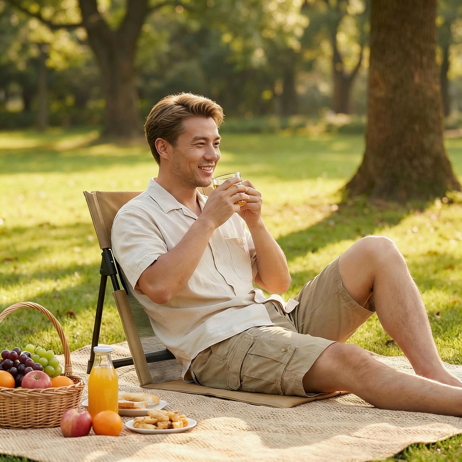 Chaise de sol inclinable sans  - Outdoor Camping Recliner avis et prix