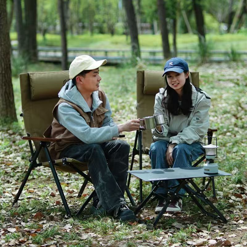 Chaise de camping pliante à do - Outdoor Camping Recliner avis et prix