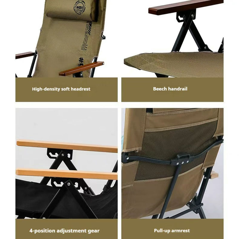 Chaise de camping pliante à do - Outdoor Camping Recliner avis et prix