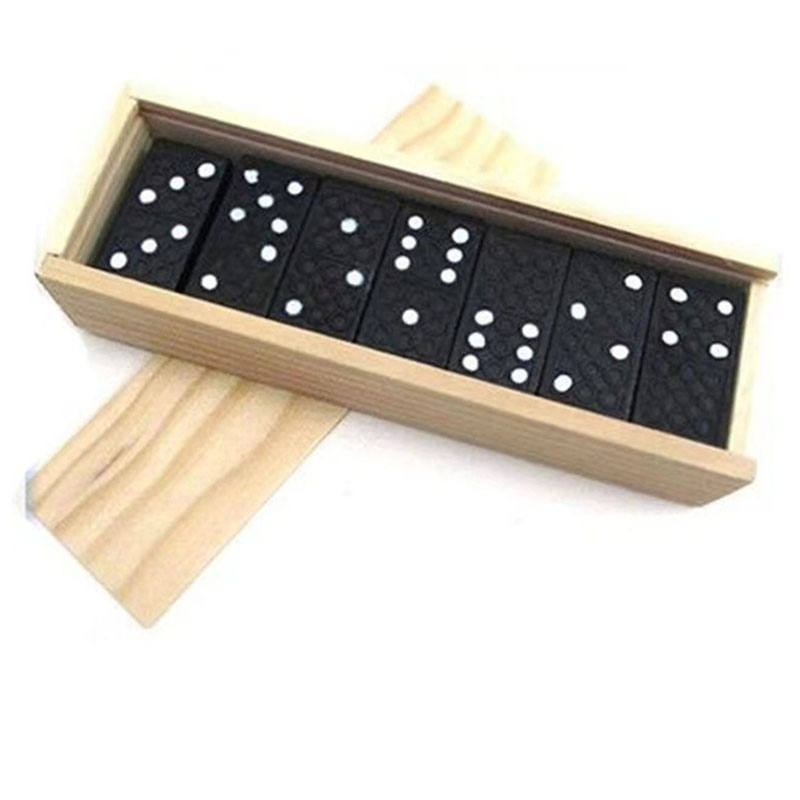 Jeu de dominos en bois 28 pièc - Outdoor Camping Games For Kids avis et prix
