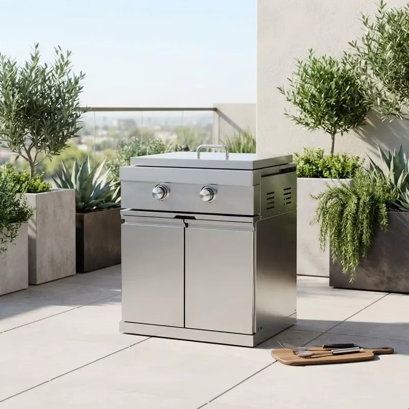 Plaque de cuisson intégrée en  - Outdoor Camping Griddle avis et prix