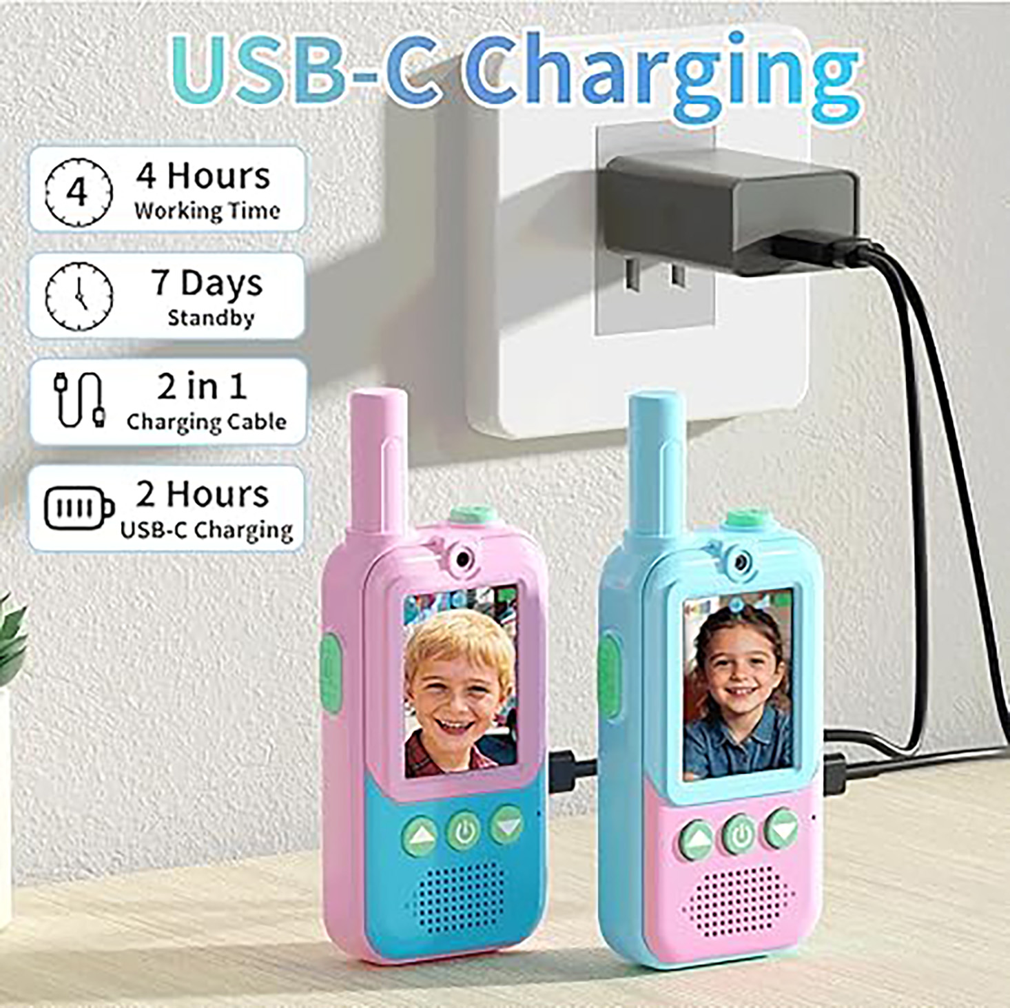 Talkies-walkies vidéo recharge - Outdoor Camping Games For Kids avis et prix