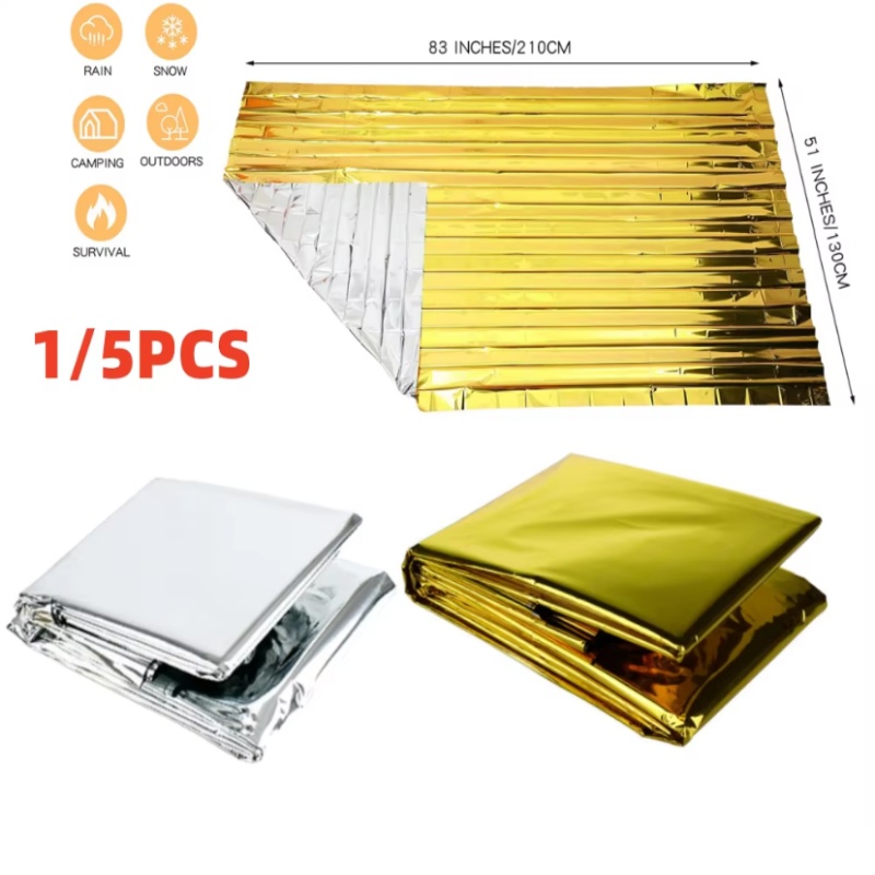 Couverture d'urgence en feuill - Emergency Mylar Blanket avis et prix