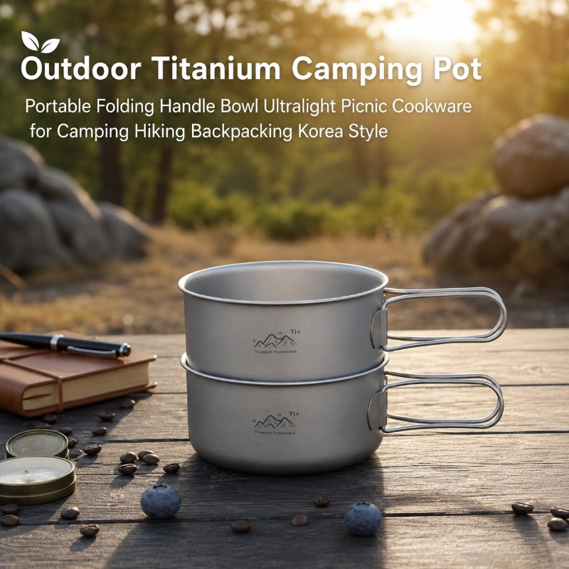 Pot de camping en titane pour  - Outdoor Camping Korea avis et prix
