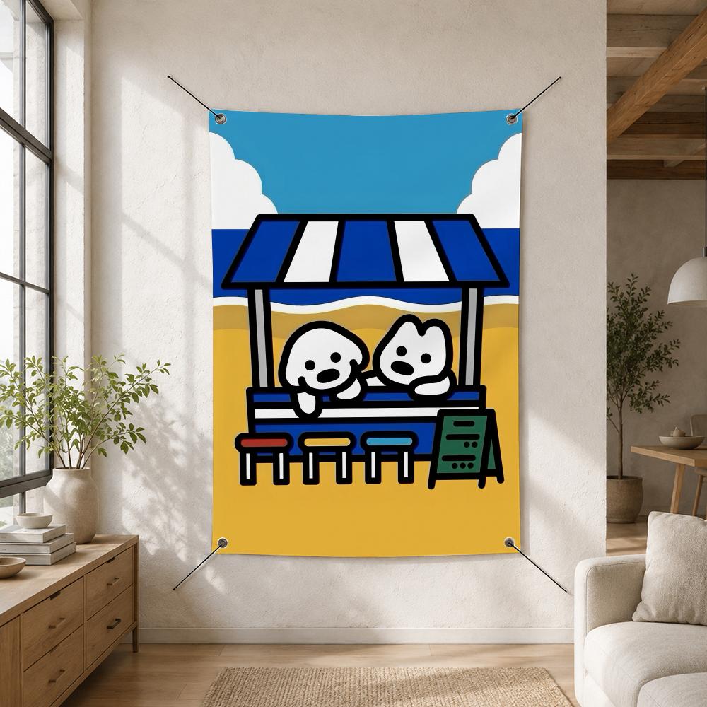 Drapeaux mignons pour chiens M - Outdoor Camping Korea avis et prix
