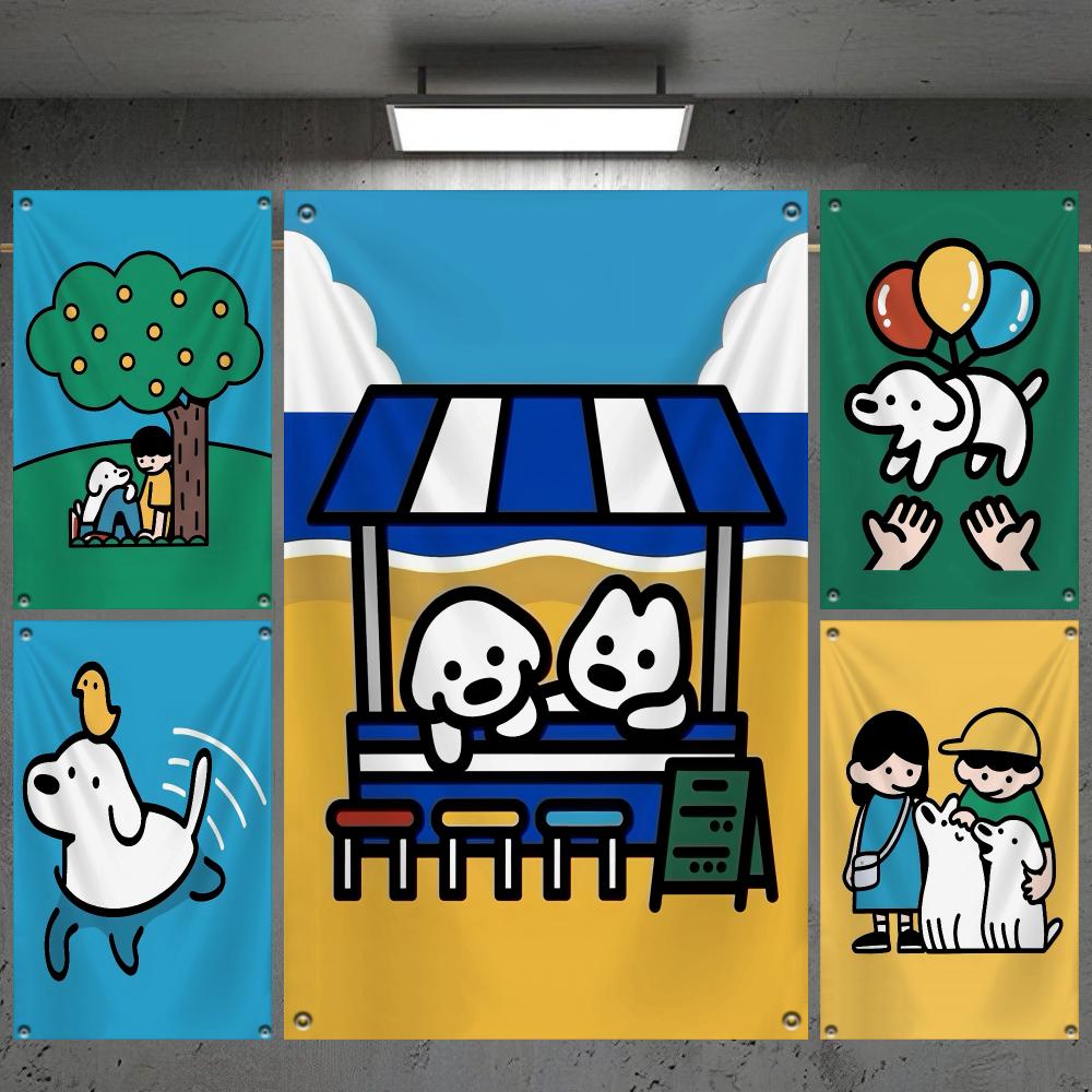 Drapeaux mignons pour chiens M - Outdoor Camping Korea avis et prix