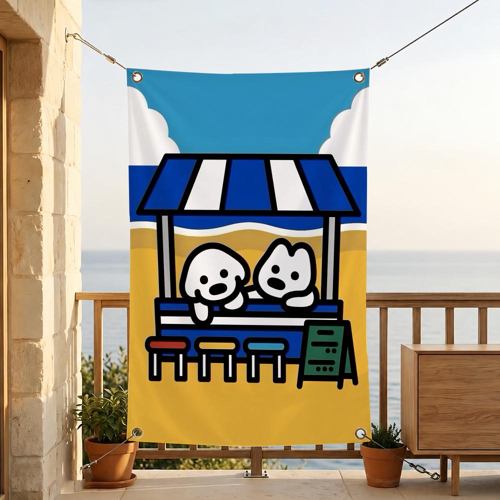 Drapeaux mignons pour chiens M - Outdoor Camping Korea avis et prix