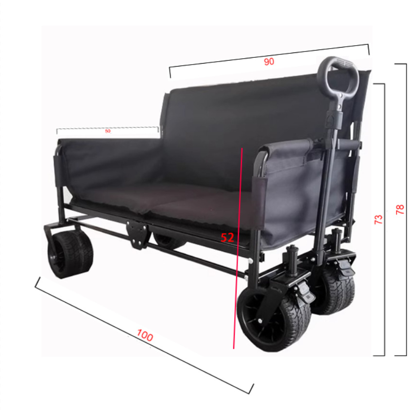 Chariot pliant multifonctionne - Outdoor Camping Recliner avis et prix