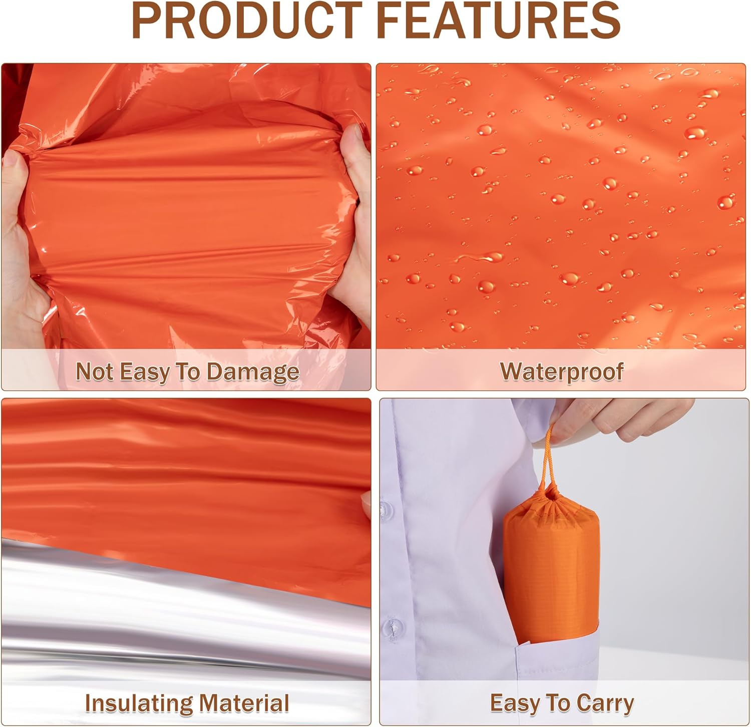 Sac de couchage d'urgence en M - Bivvy Bag Emergency avis et prix