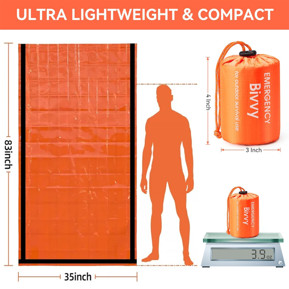 Sac de couchage d'urgence, cou - Bivvy Bag Emergency avis et prix