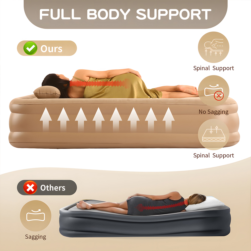 Matelas pneumatique Queen avec - Outdoor Camping Couch avis et prix