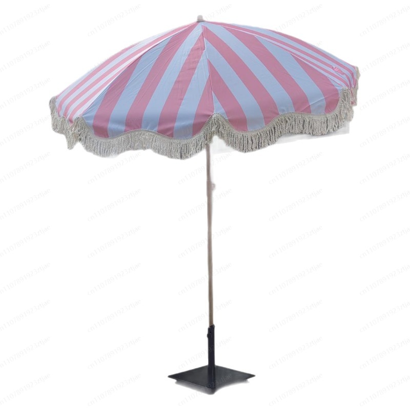 Parasol de marché avec pompon, - Outdoor Camping Decke avis et prix