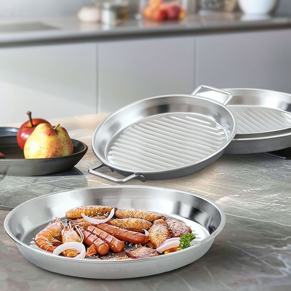 Poêle à griller portable en ac - Outdoor Camping Griddle avis et prix