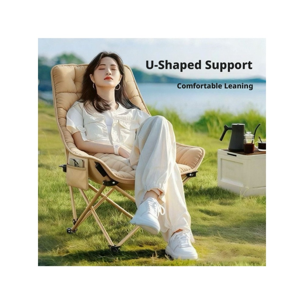 Chaise lune pliante d'extérieu - Outdoor Camping Recliner avis et prix