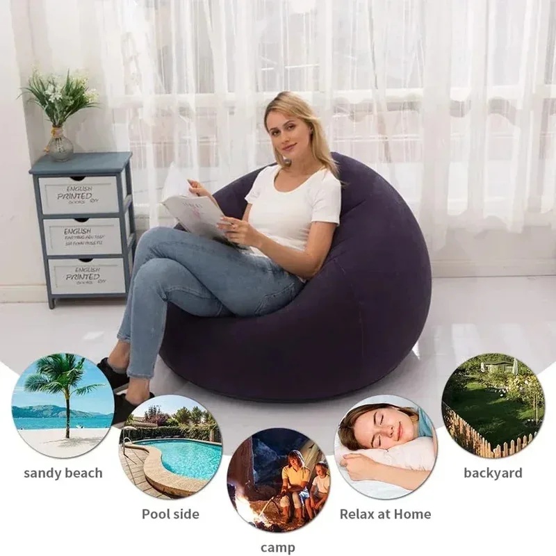 Grand canapé gonflable paresse - Outdoor Camping Couch avis et prix
