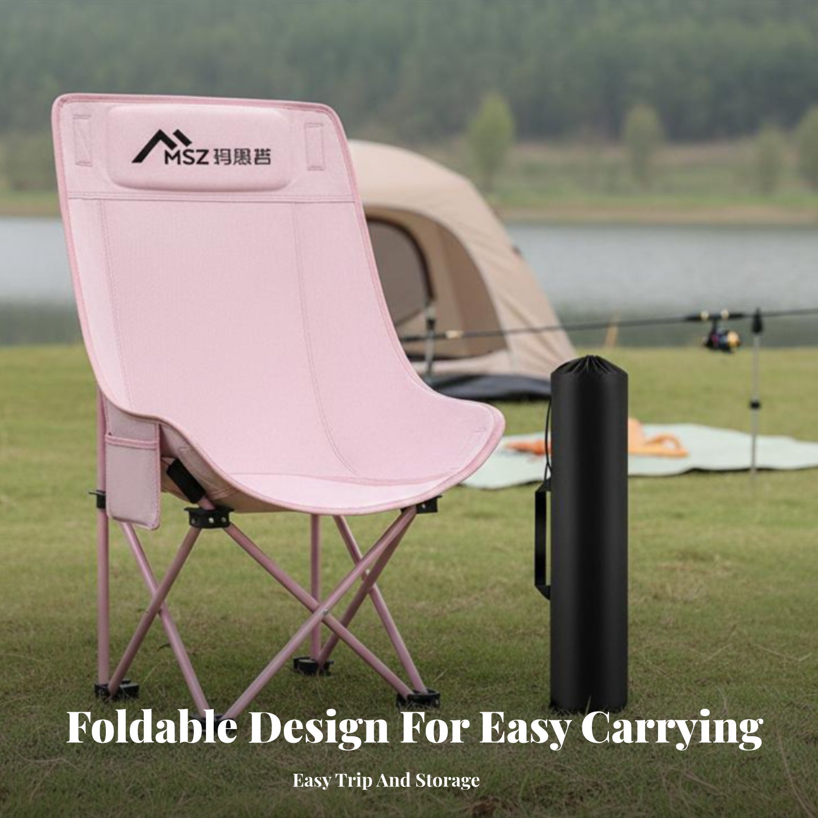 Chaise pliante à dossier haut  - Outdoor Camping Recliner avis et prix