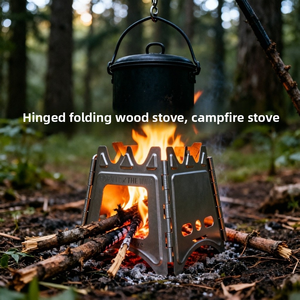 Poêle à bois compact pliable e - Outdoor Camping Stove Wood avis et prix