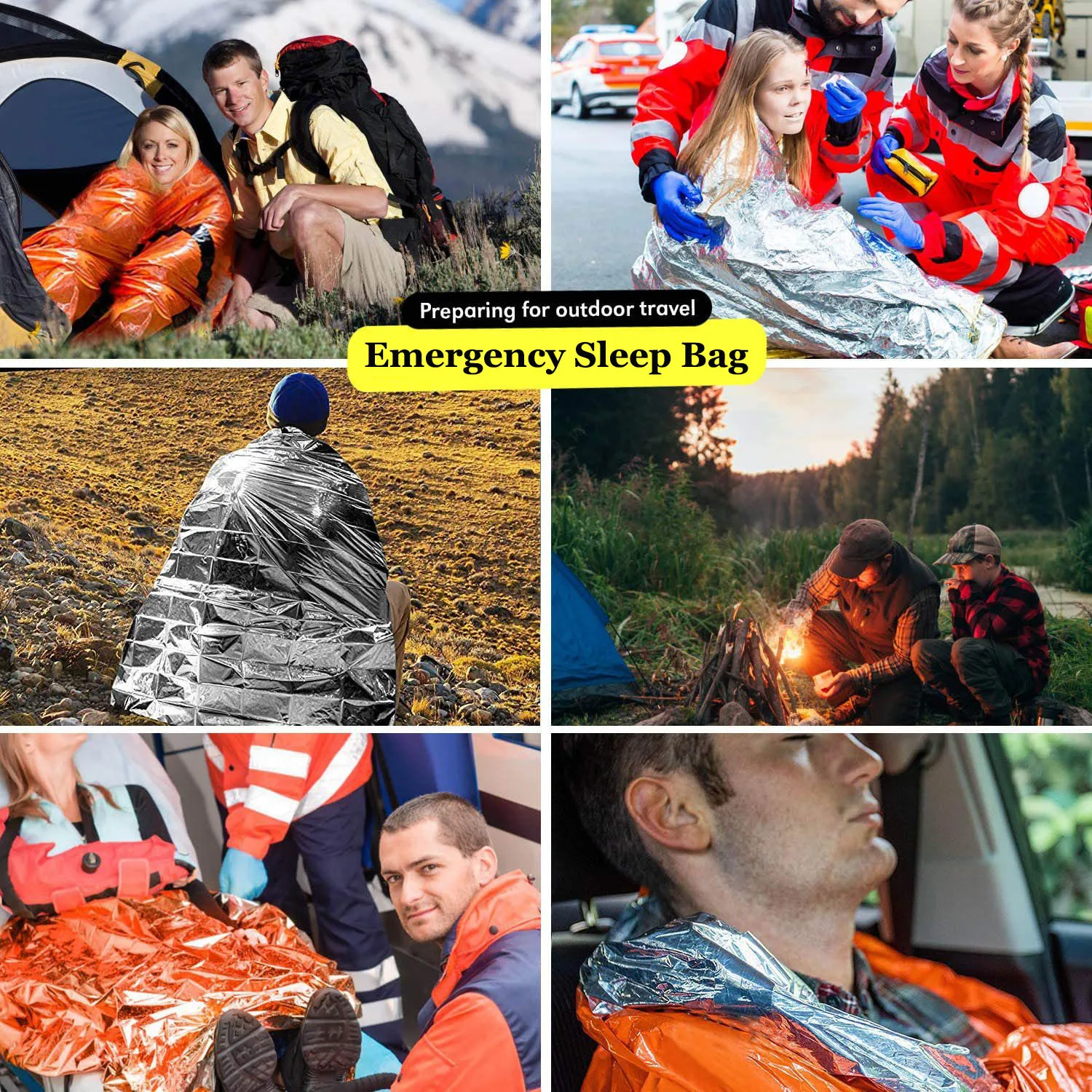 Sac de couchage de survie d'ur - Emergency Mylar Blanket avis et prix