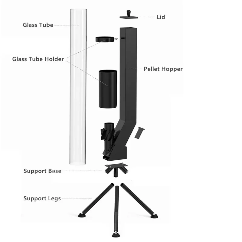 Poêle à granulés d'hiver, poêl - Outdoor Camping Stove Wood avis et prix