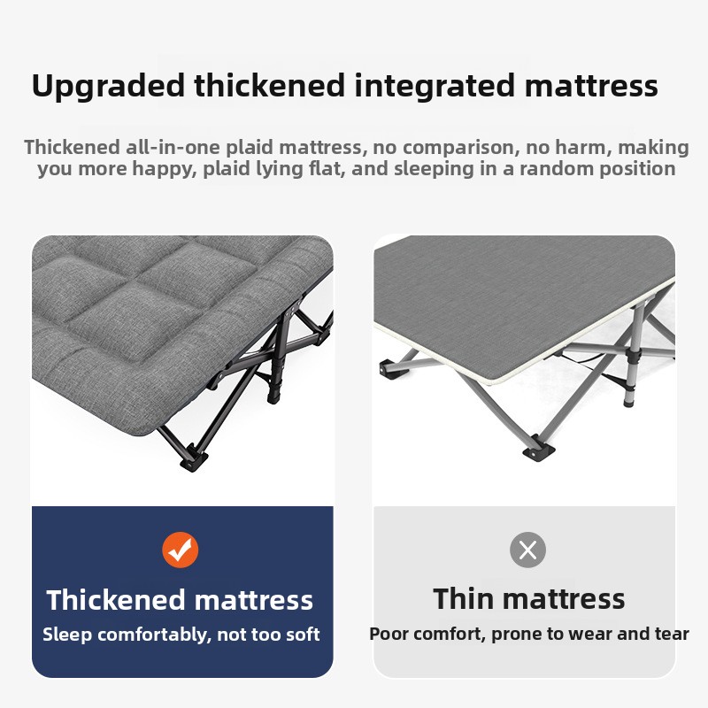 Lit simple pliable portable po - Outdoor Camping Recliner avis et prix