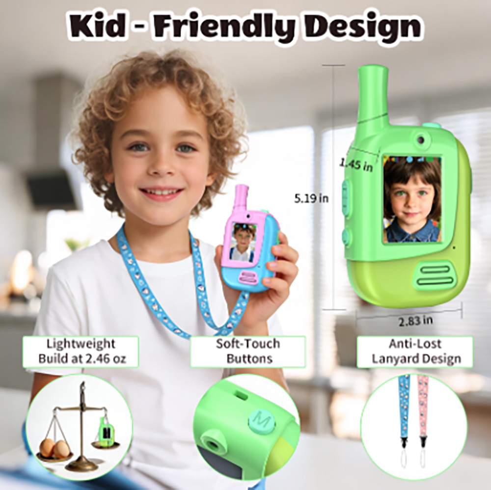 Lot de 2 talkies-walkies vidéo - Outdoor Camping Games For Kids avis et prix