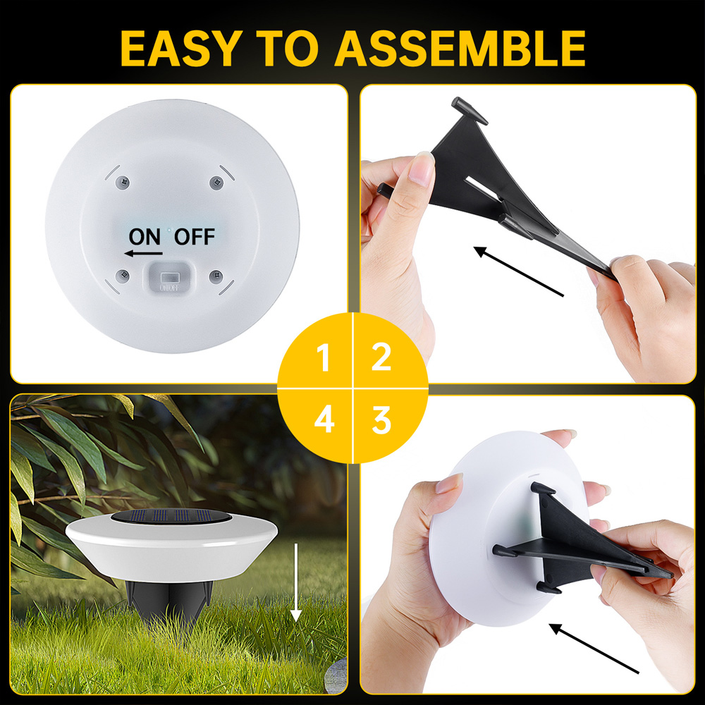 Lampes solaires au sol 14 LED, - Outdoor Camping Decke avis et prix
