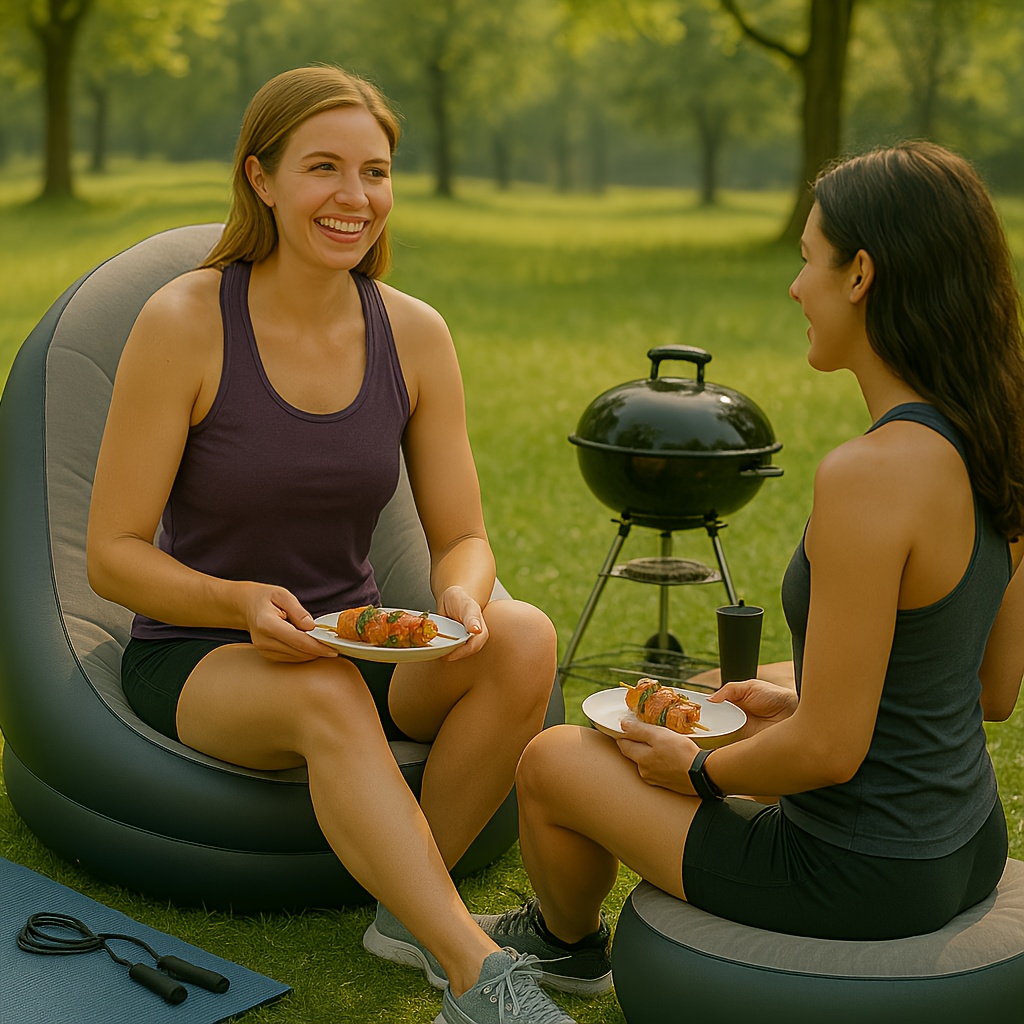 Canapé gonflable inclinable et - Outdoor Camping Couch avis et prix